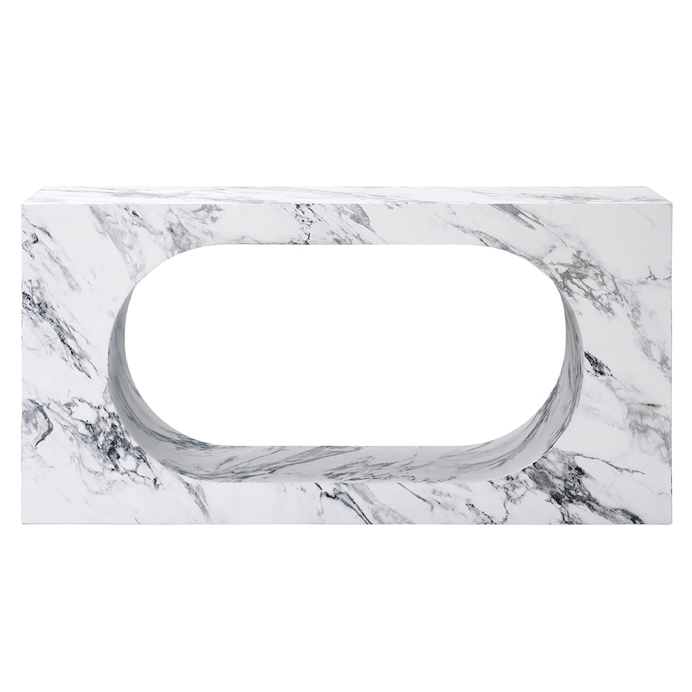 Mesa consola rectangular Fritzy de 59" de largo