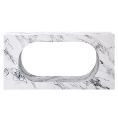Mesa consola rectangular Fritzy de 59" de largo