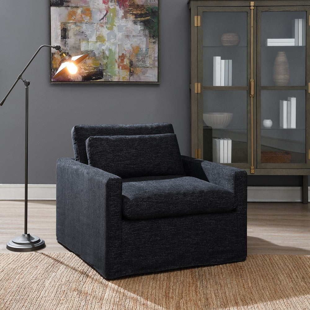 Silla giratoria Frederick con almohada