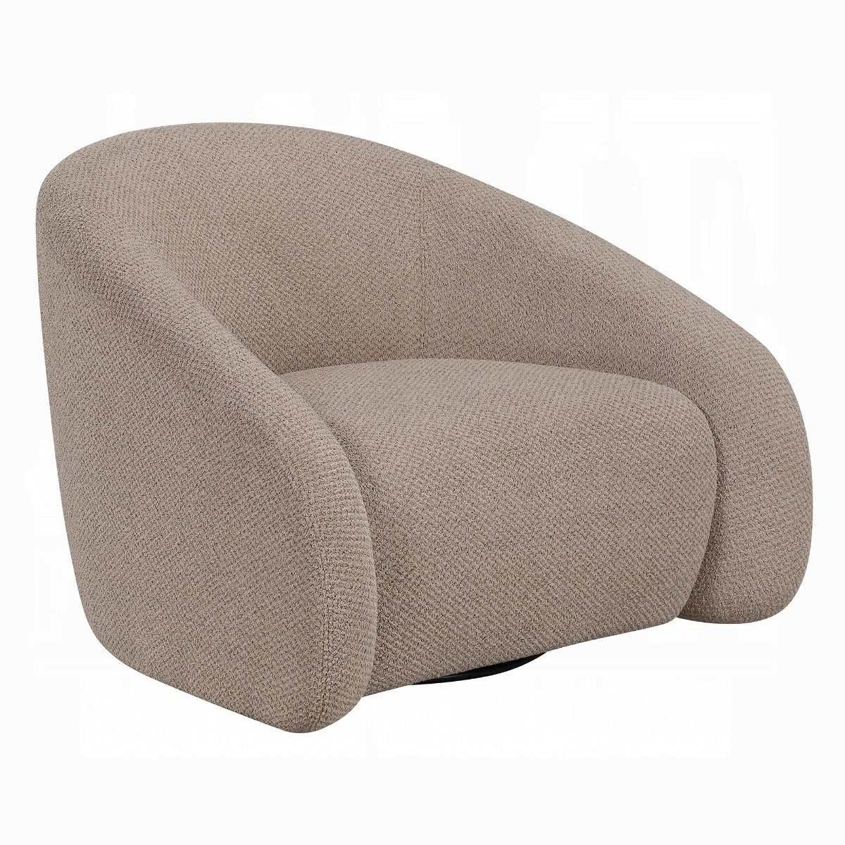 Zoey Accent Chair w/Swivel - Latte Linen