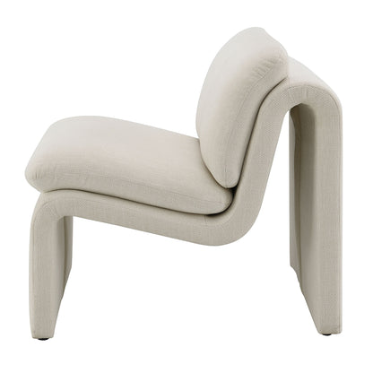 Jaeda Accent Chair - Ivory Boucle