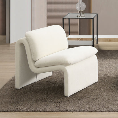 Jaeda Accent Chair - Ivory Boucle