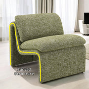 Jaeda Accent Chair - Green Boucle