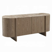 Markku Console Table w/Natural Marble