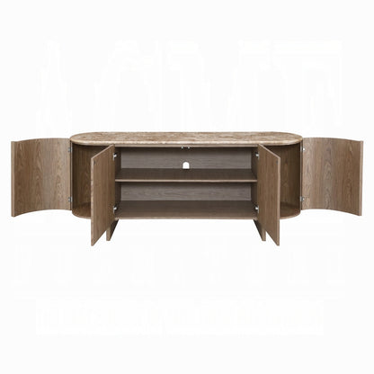 Markku Console Table w/Natural Marble