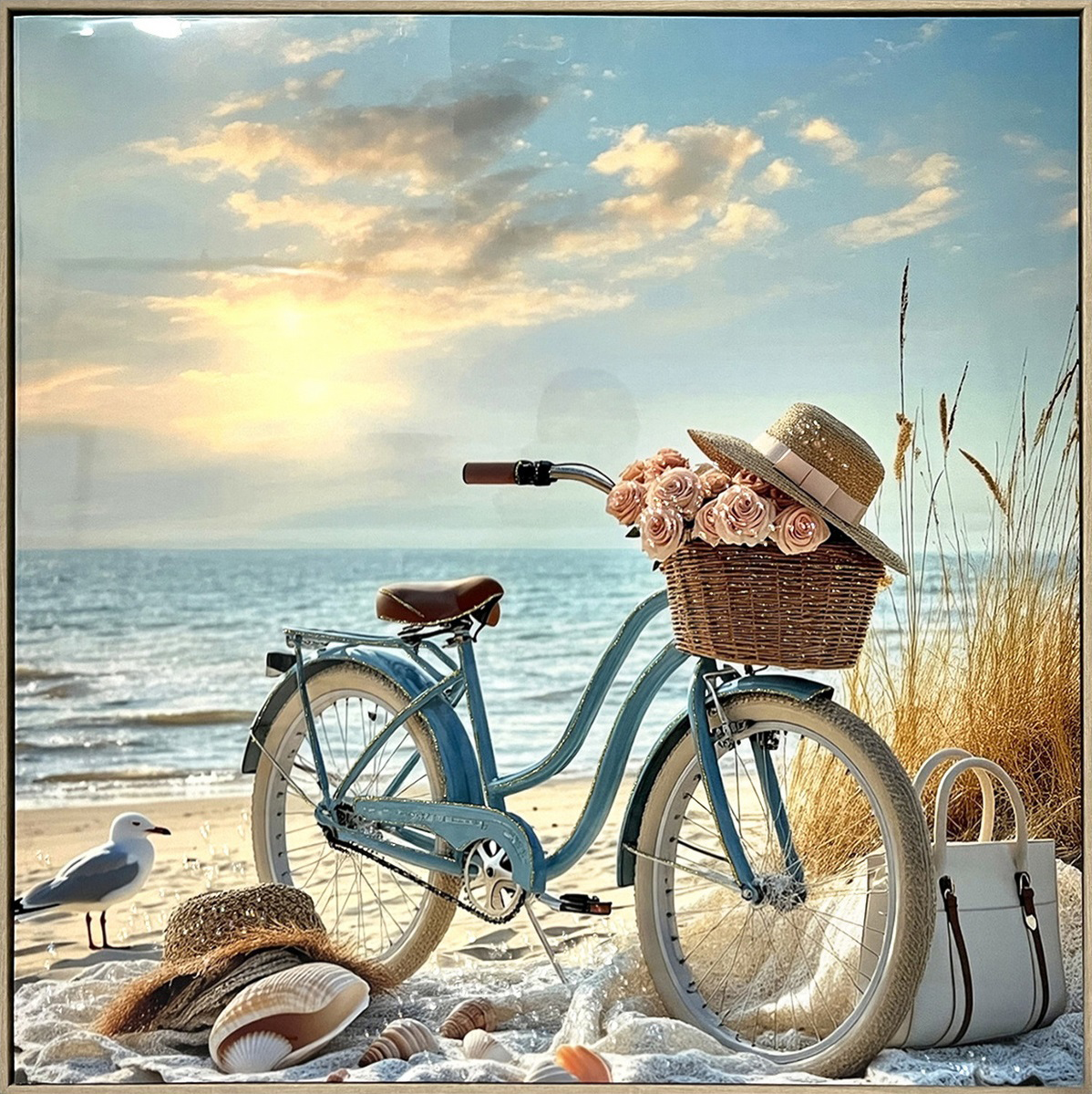 Seaside Journey Gloss Canvas in Frame