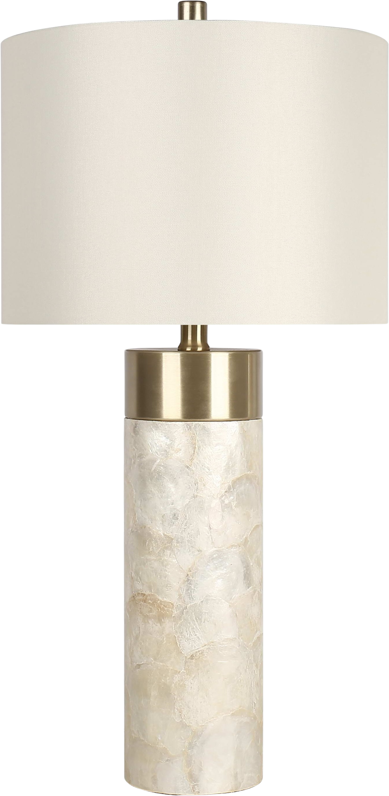 Luminous Shell Shell and Metal Table Lamp (Case Pack 2)