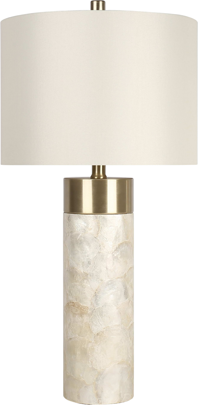 Luminous Shell Shell and Metal Table Lamp (Case Pack 2)