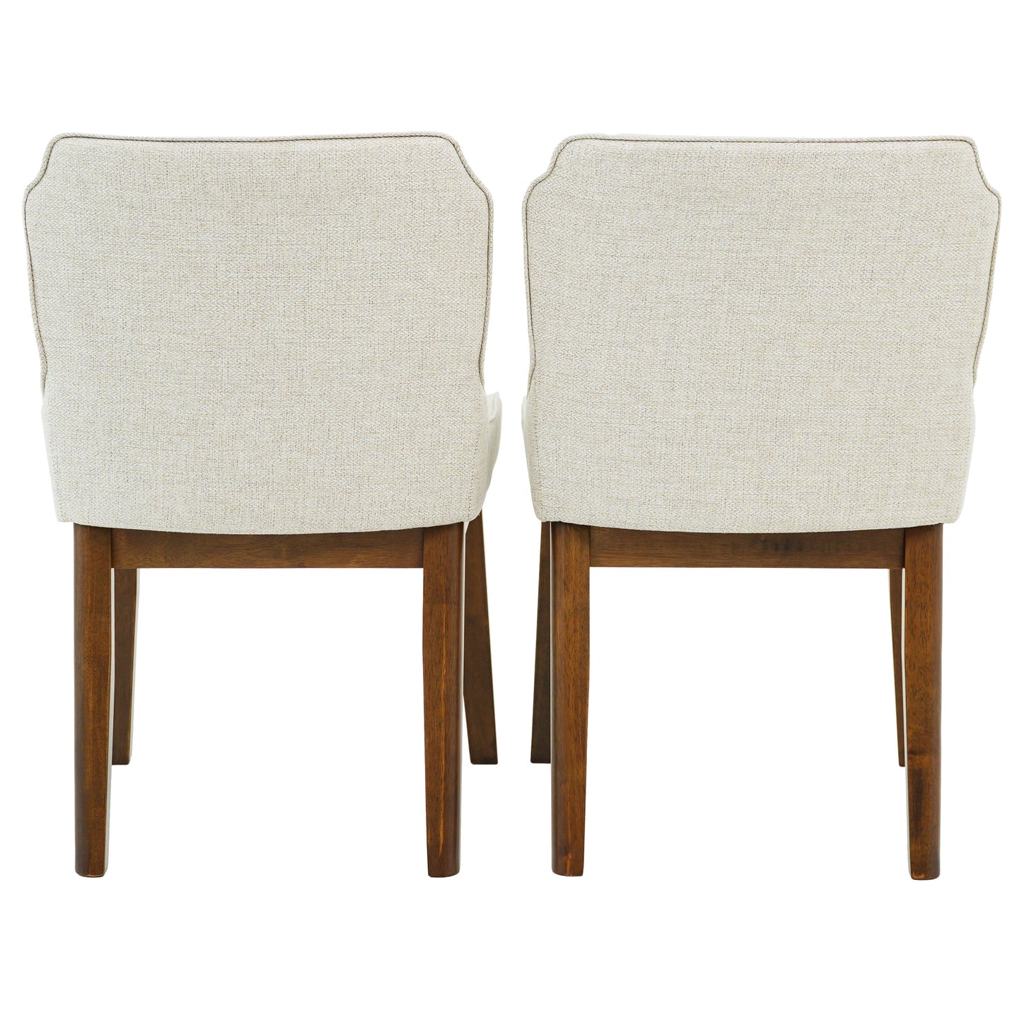 Juego de 2 sillas de comedor Ellis - Lino beige
