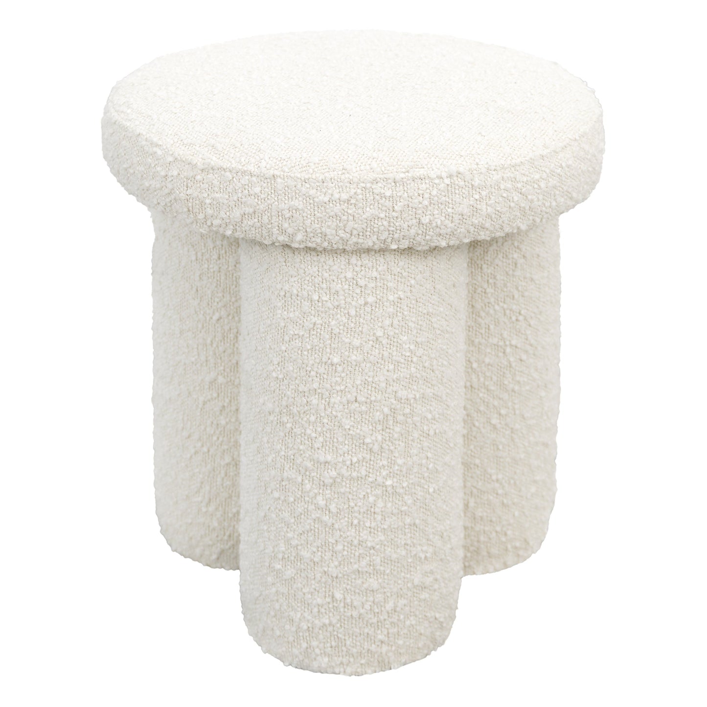 Taburete Wesley Ivory Boucle