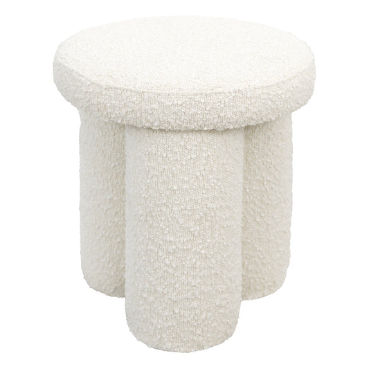 Taburete Wesley Ivory Boucle