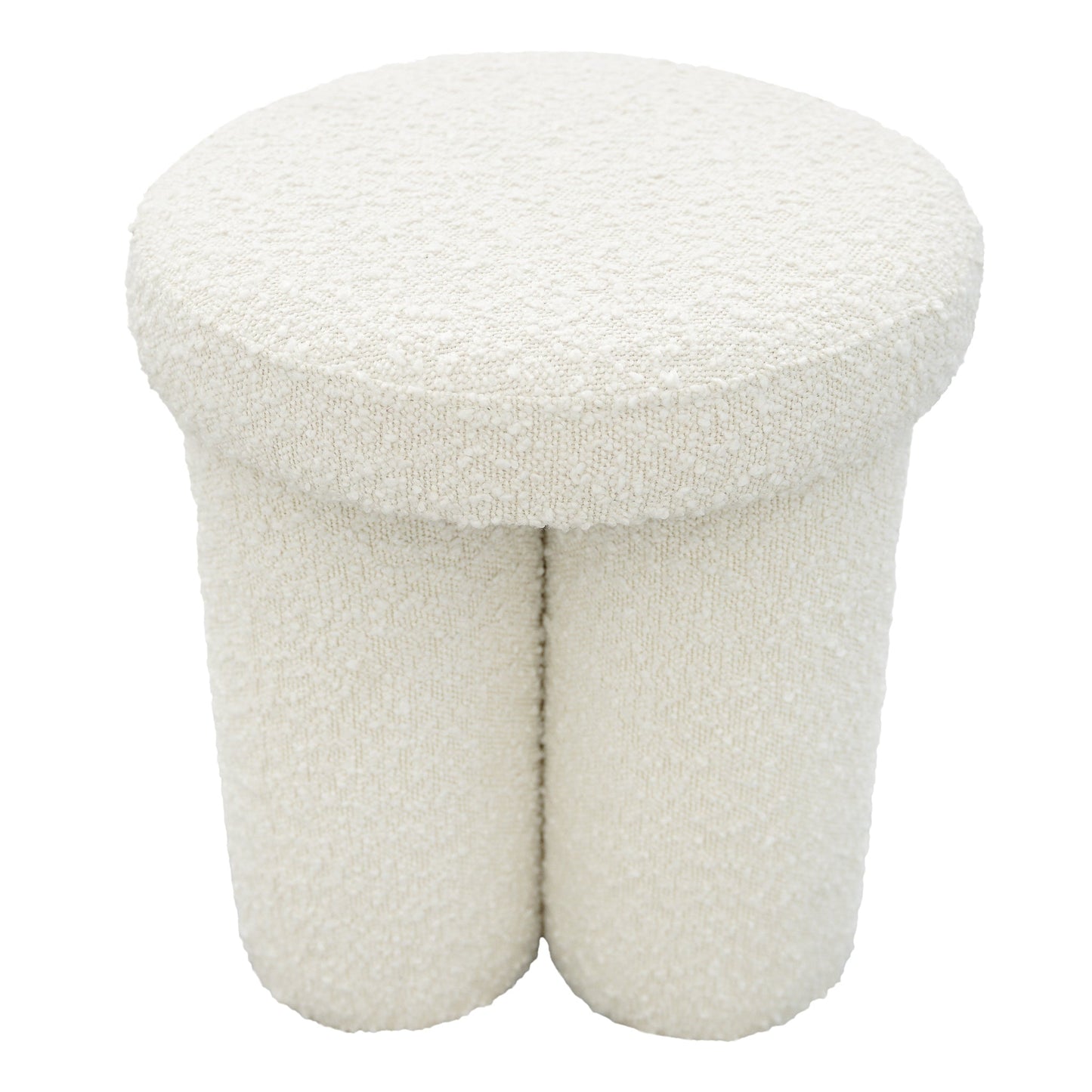 Taburete Wesley Ivory Boucle