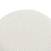 Wesley Ivory Boucle Stool