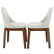 Juego de 2 sillas de comedor Weston - Lino beige