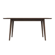 Mesa de comedor rectangular de madera maciza de estilo moderno Levi de 120 cm