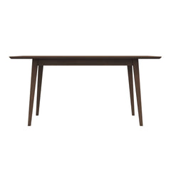 Mesa de comedor rectangular de madera maciza de estilo moderno Levi de 120 cm