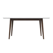 Mesa de comedor rectangular de madera maciza de estilo moderno Levi de 120 cm