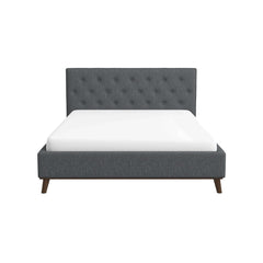 Cama Graceville King con plataforma de tela