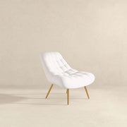 Sillón francés de bouclé Aubrey