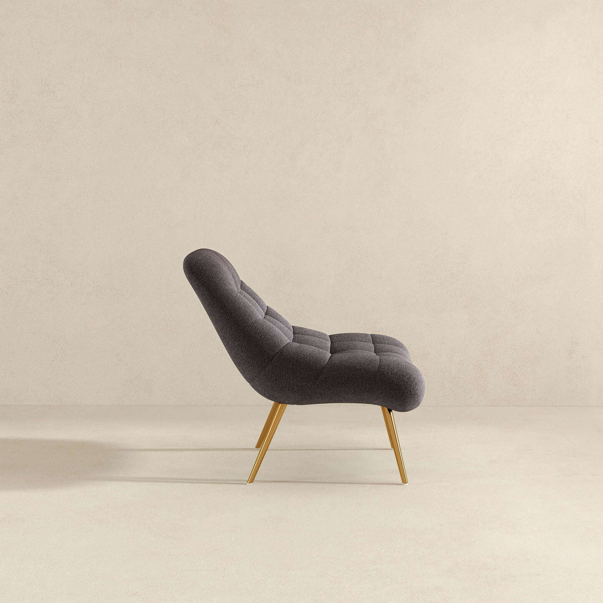 Sillón francés de bouclé Aubrey