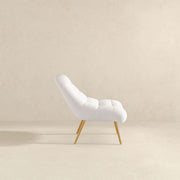 Sillón francés de bouclé Aubrey