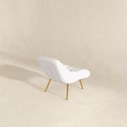 Sillón francés de bouclé Aubrey
