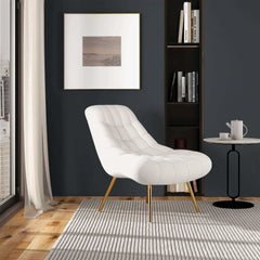 Sillón francés de bouclé Aubrey