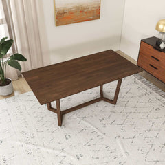 Mesa de comedor Marina de madera maciza en color marrón