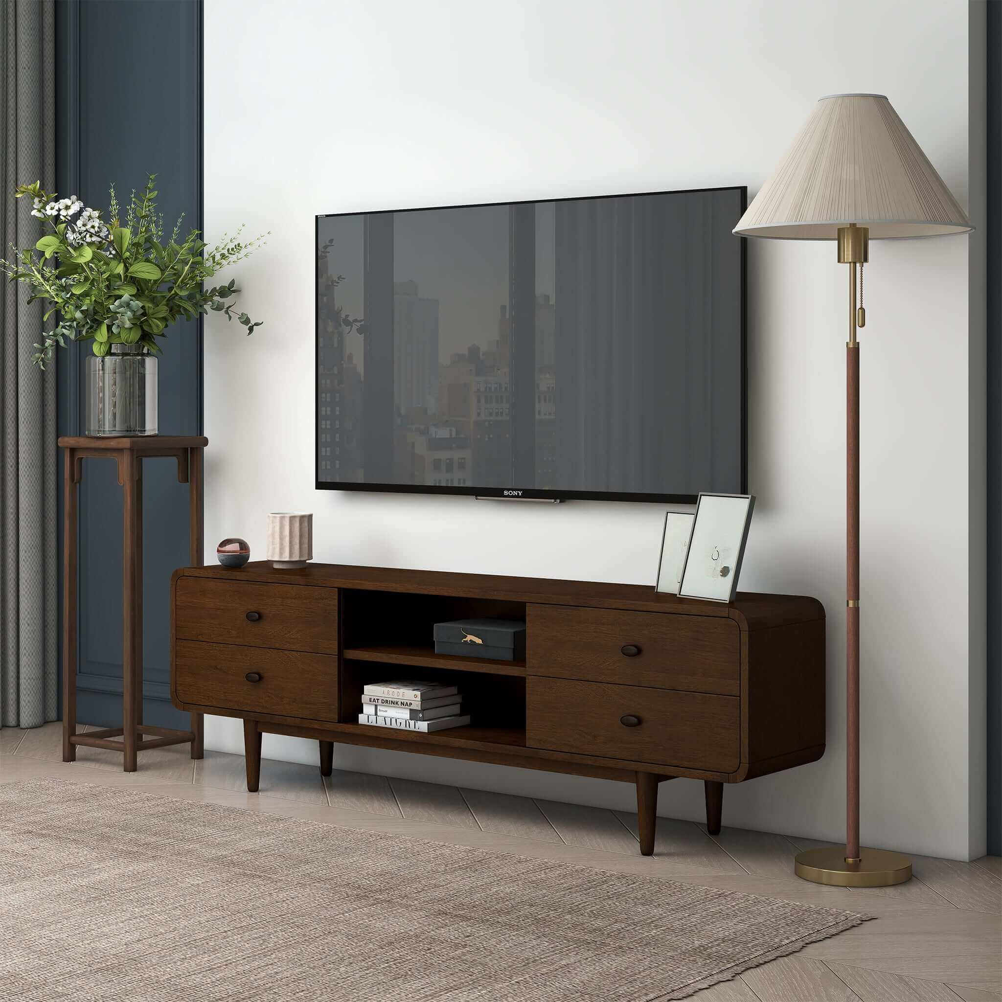 Ashcroft Imports Alexa TV Stand - Thumbnail 2