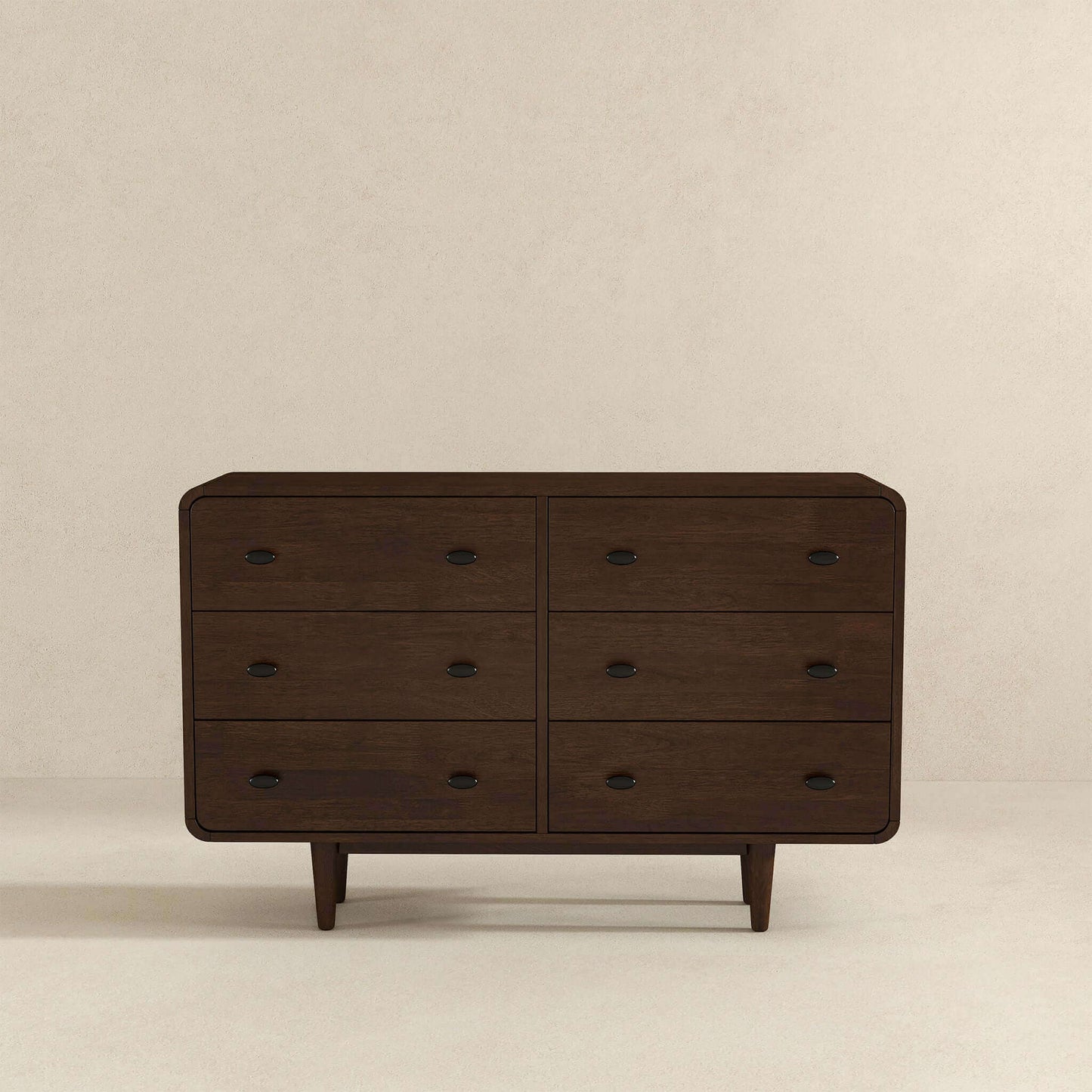 Alexa Mid Century Modern Dresser 6 Drawers