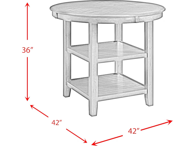 Amherst 5PC Round Counter Set - Counter Height