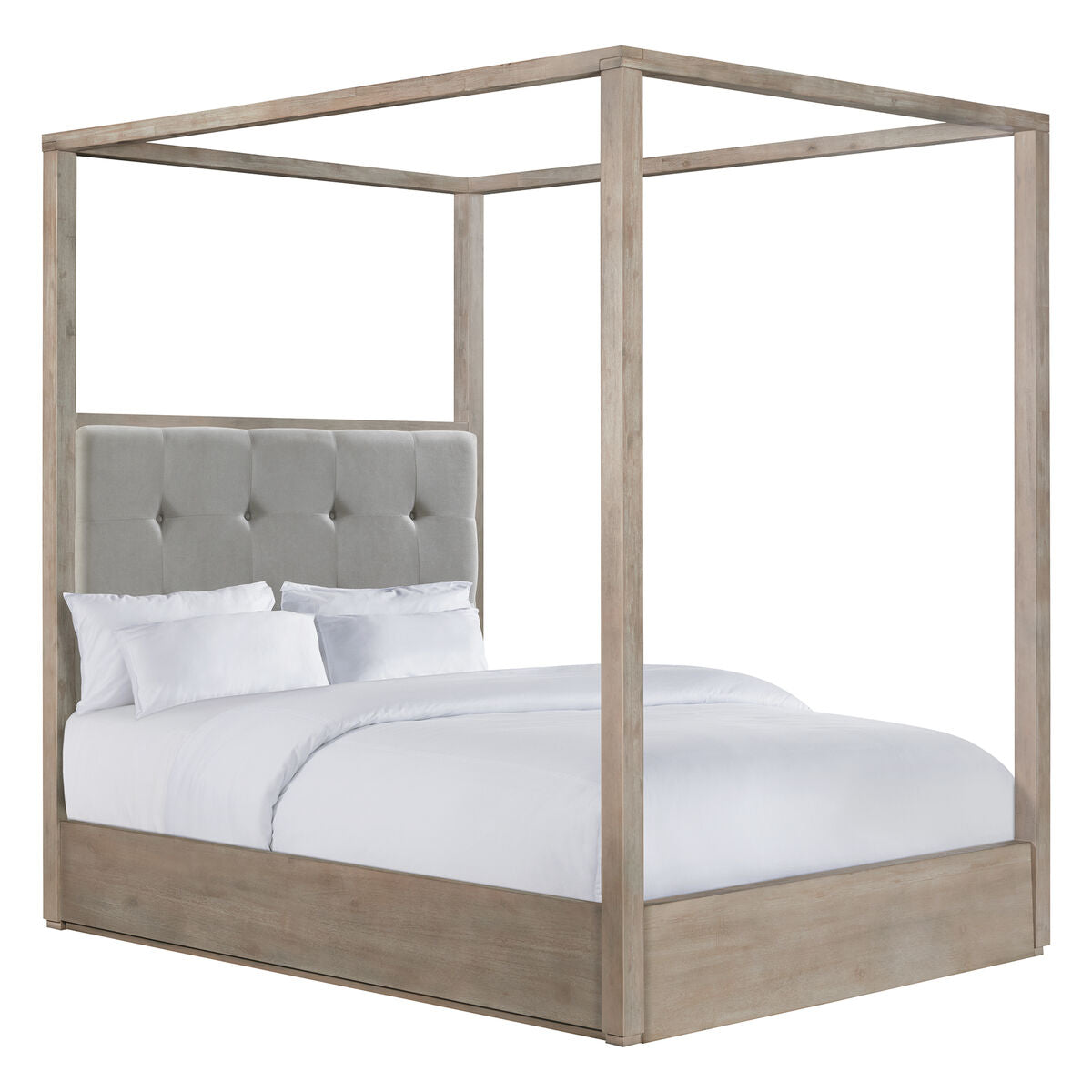 Arcadia Canopy Bed in Grey