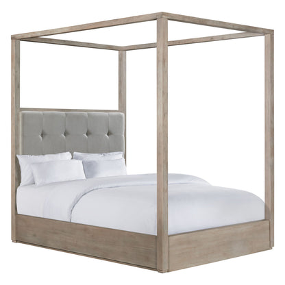 Arcadia Canopy Bed in Grey