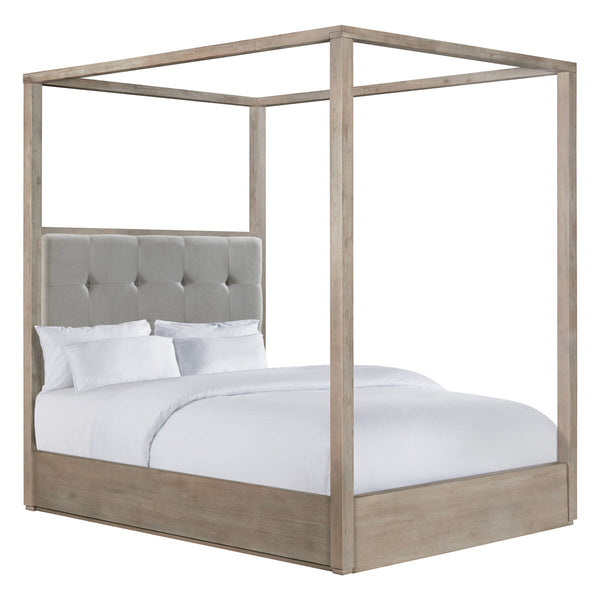 Arcadia Canopy Bed in Grey