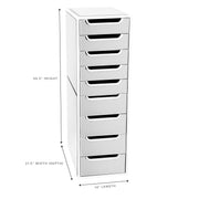 SlayStation® Aria 9-Drawers Vanity Storage Unit