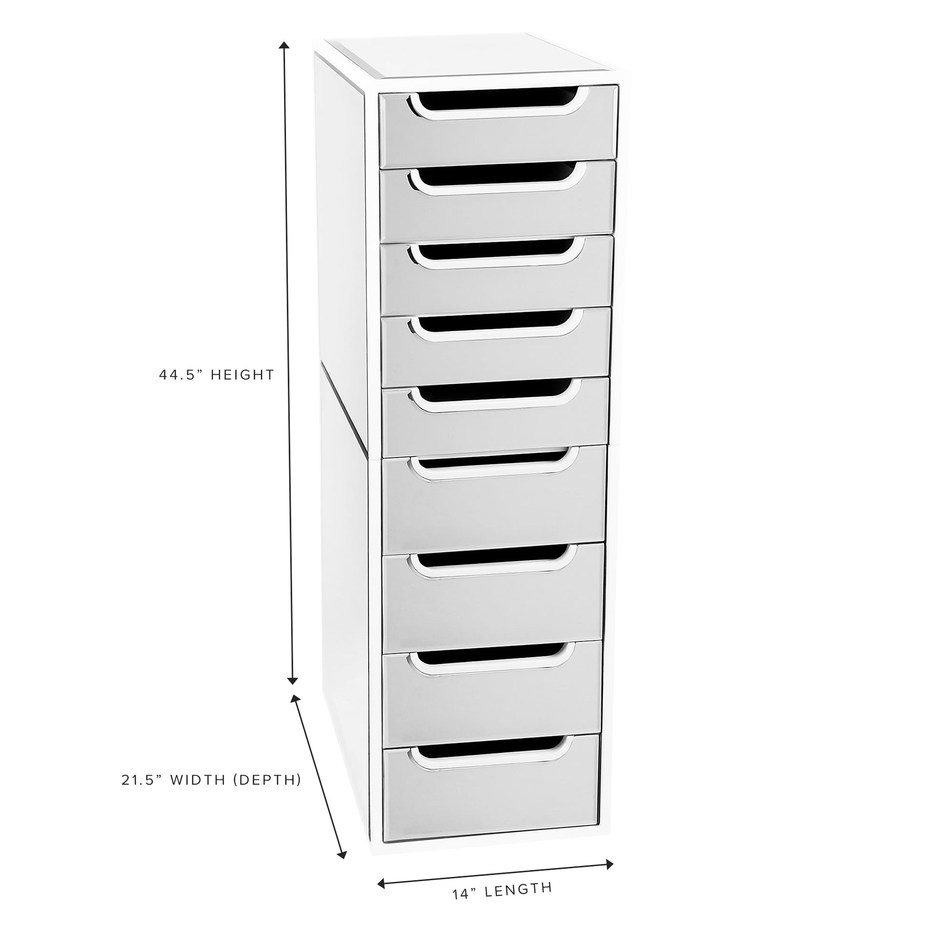 SlayStation® Aria 9-Drawers Vanity Storage Unit
