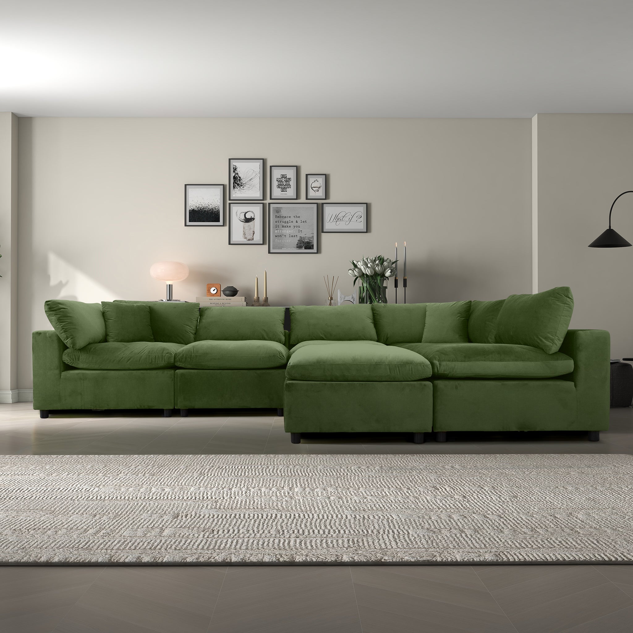 Ashcroft Imports Hayward Sectional Sofa - Thumbnail 5