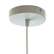 Lámpara colgante Dorset - Blanco y natural/terracota