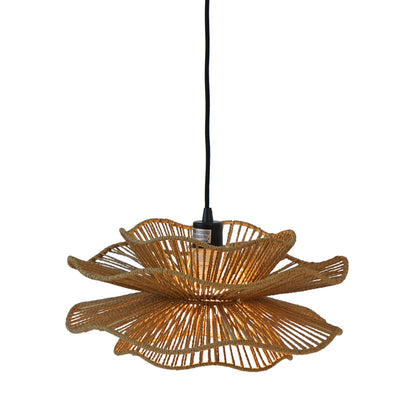 Dunham Pendant Lamp - Black and Natural