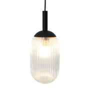 Giza Pendant Lamp - Black and Clear