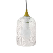 Lámpara colgante Glowline - Dorada y transparente