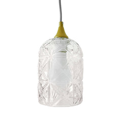 Lámpara colgante Glowline - Dorada y transparente