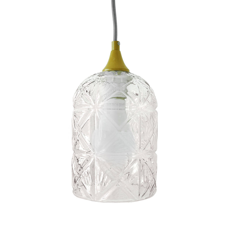 Lámpara colgante Glowline - Dorada y transparente