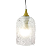 Lámpara colgante Glowline - Dorada y transparente