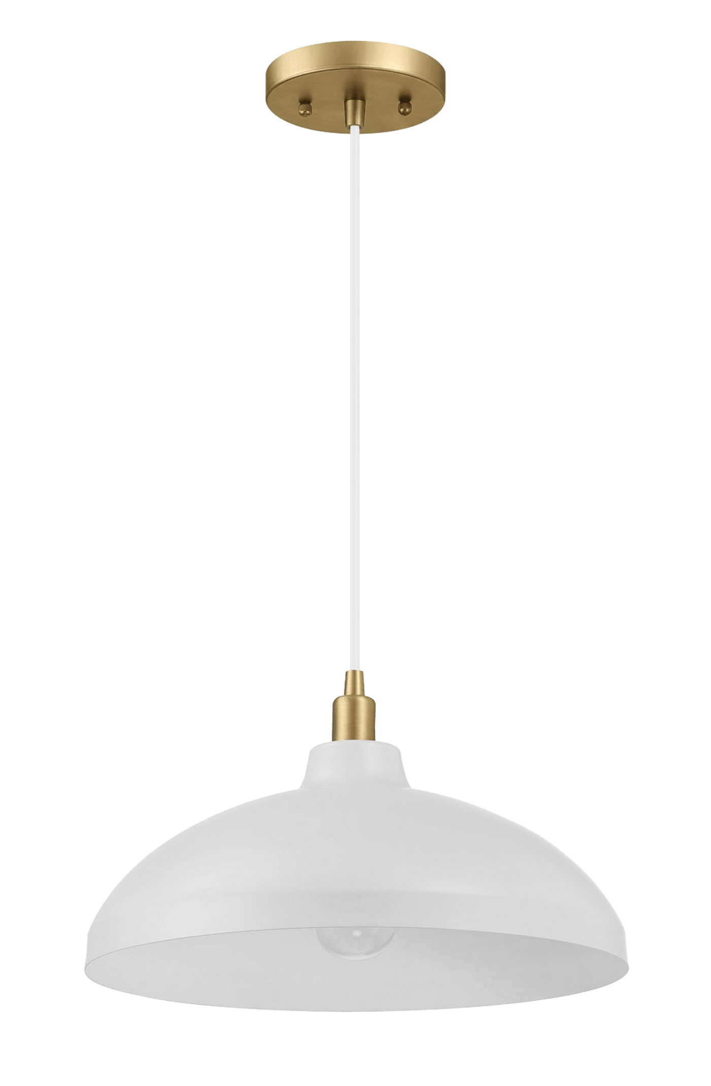 Astral Single Light White Pendant Lamp