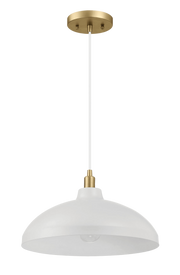 Astral Single Light White Pendant Lamp