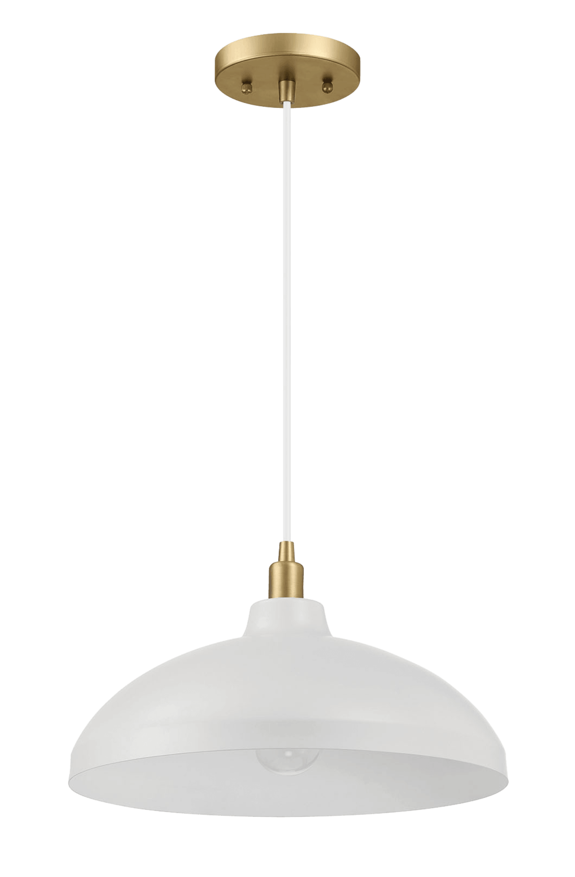 Astral Single Light White Pendant Lamp