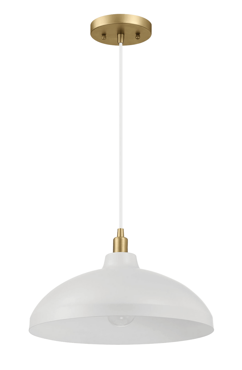 Astral Single Light White Pendant Lamp