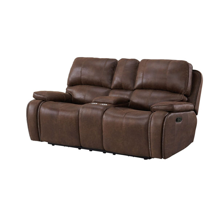 Atlantis Motion Loveseat With Console