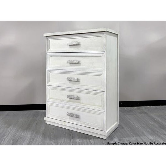 Avalanche 5-Drawer Chest in Antique White